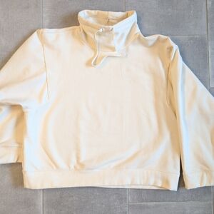 Madewell Cream Cowl Neck Sweater